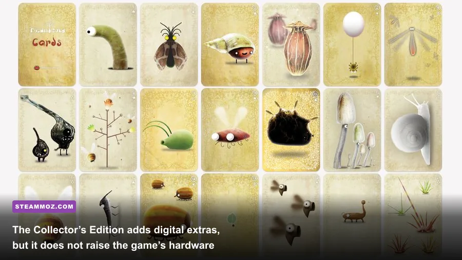 Botanicula Collector's Edition digital artbook and soundtrack extras