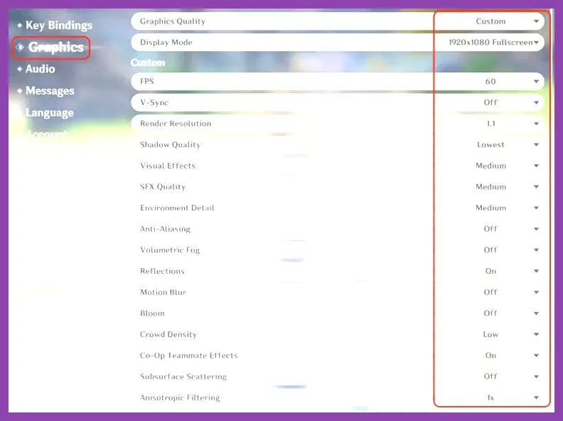 Genshin Impact: Best Graphics Settings for Max FPS