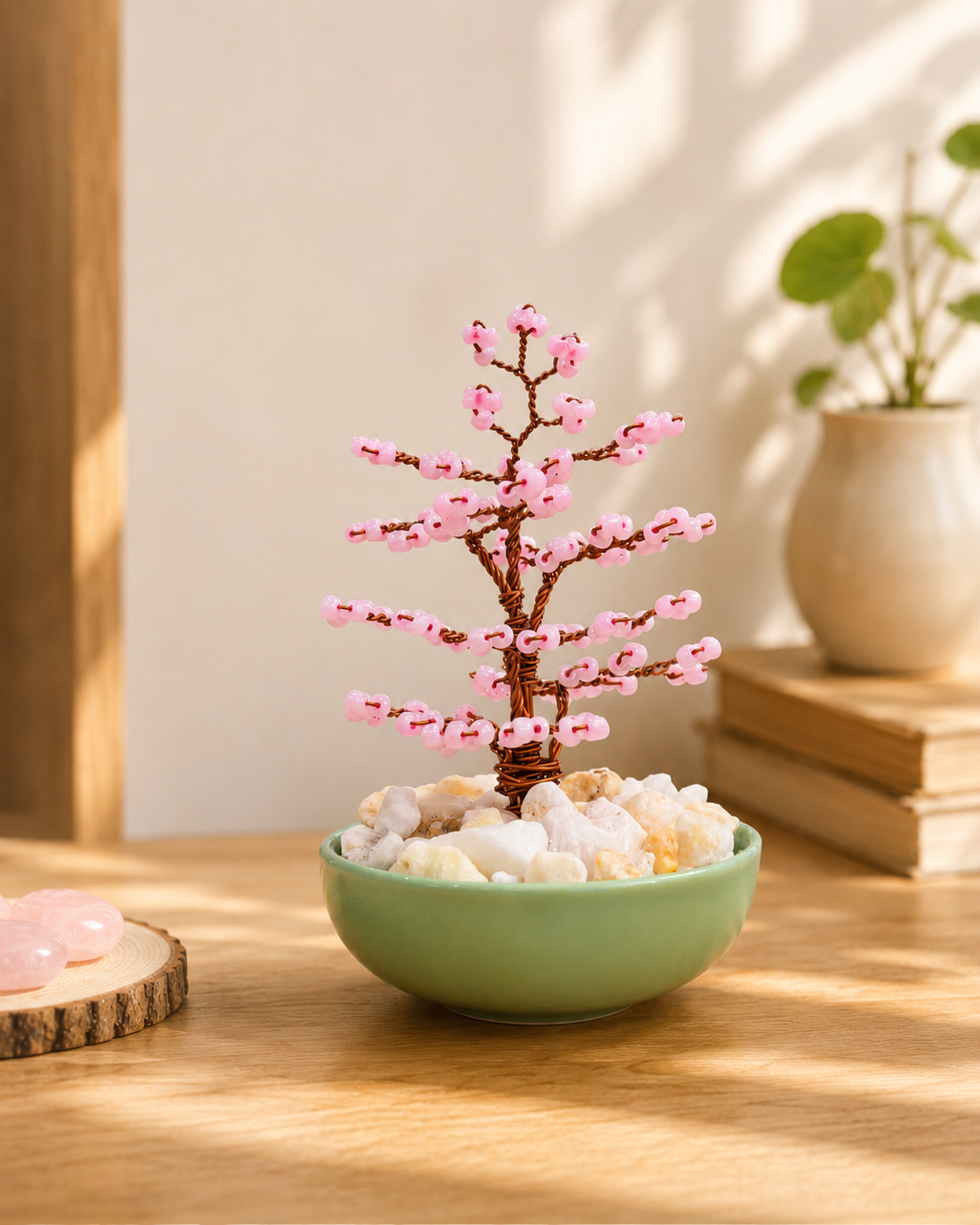 Image of Rose Quartz Crystal Tree
