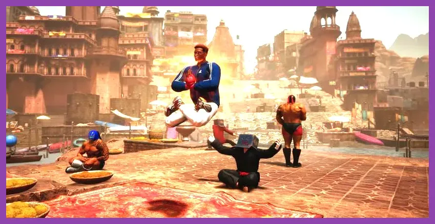Street Fighter 6 World Tour mode environment and avatar