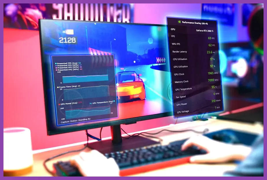 Monitoring VRAM and RAM usage during Cities Skylines 2 gameplay