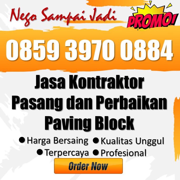 📱 WA 0859 3970 0884 - Harga Jasa Pasang ConBlock Taman Belakang Murah Solo