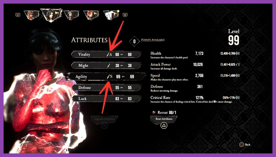 Runes and socket customization menu for gear in Clair Obscur Expedition 33