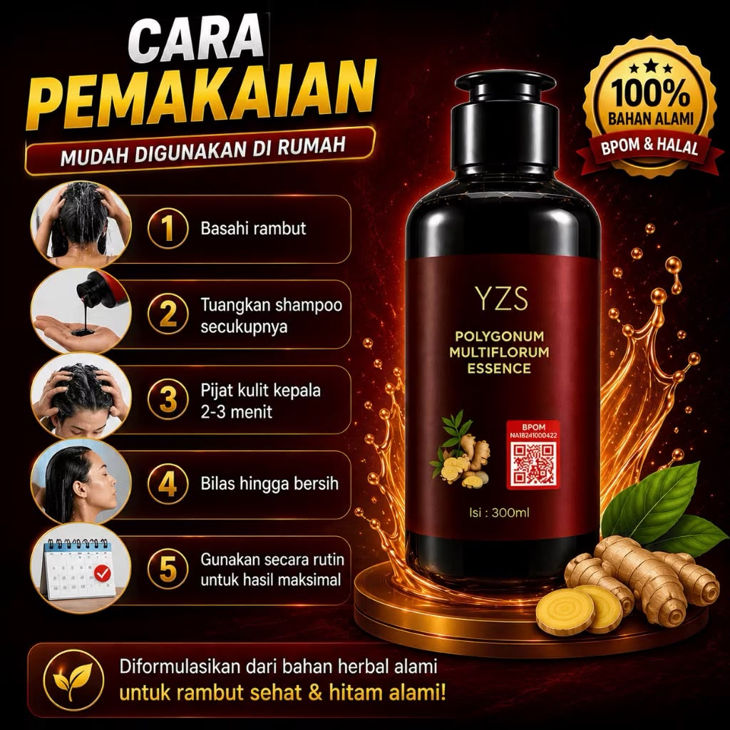 Penghitam Rambut Alami YZS