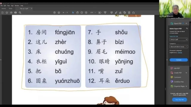 Kelas Mandarin online GMMandarin