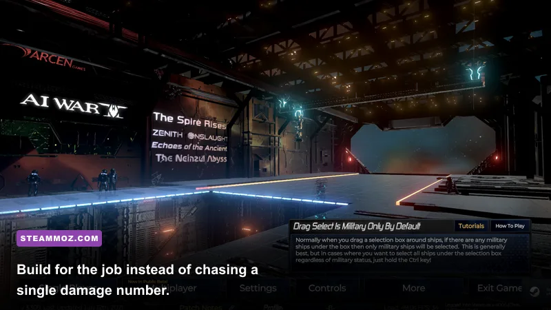 AI War 2 player ships prepared for a fleet operation