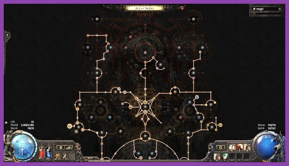 Endgame mapping tier progression and high item level gear drops in Path of Exile 2