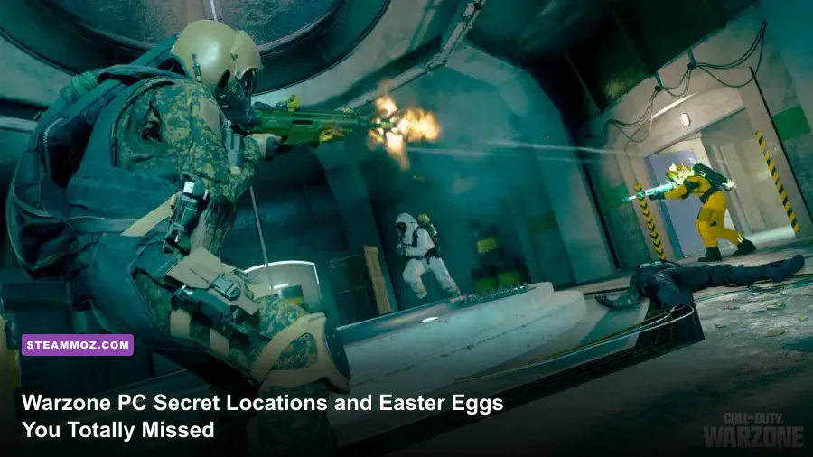 Secret underground bunker hatch opening in Call of Duty Warzone on PC