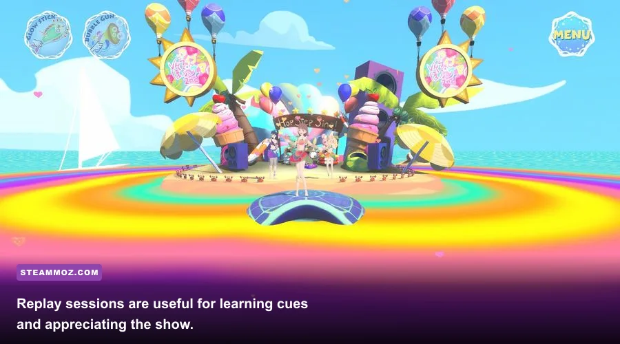 Hop Step Sing HopSummer 2nd replayable VR concert camera view