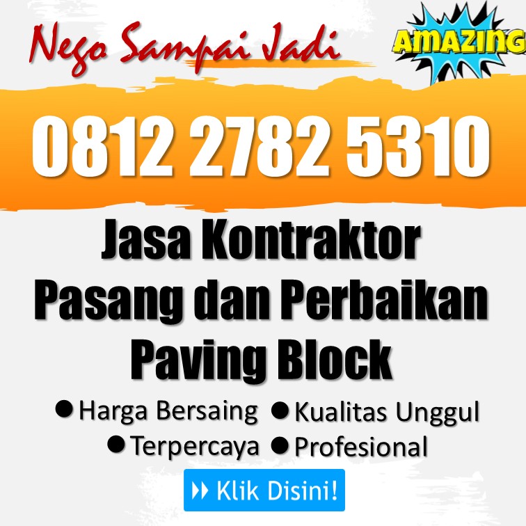 ☎️ WA 0812 2782 5310 - Biaya Jasa Kontraktor ConBlock Jalan Gang Murah Tawangsari Sukoharjo