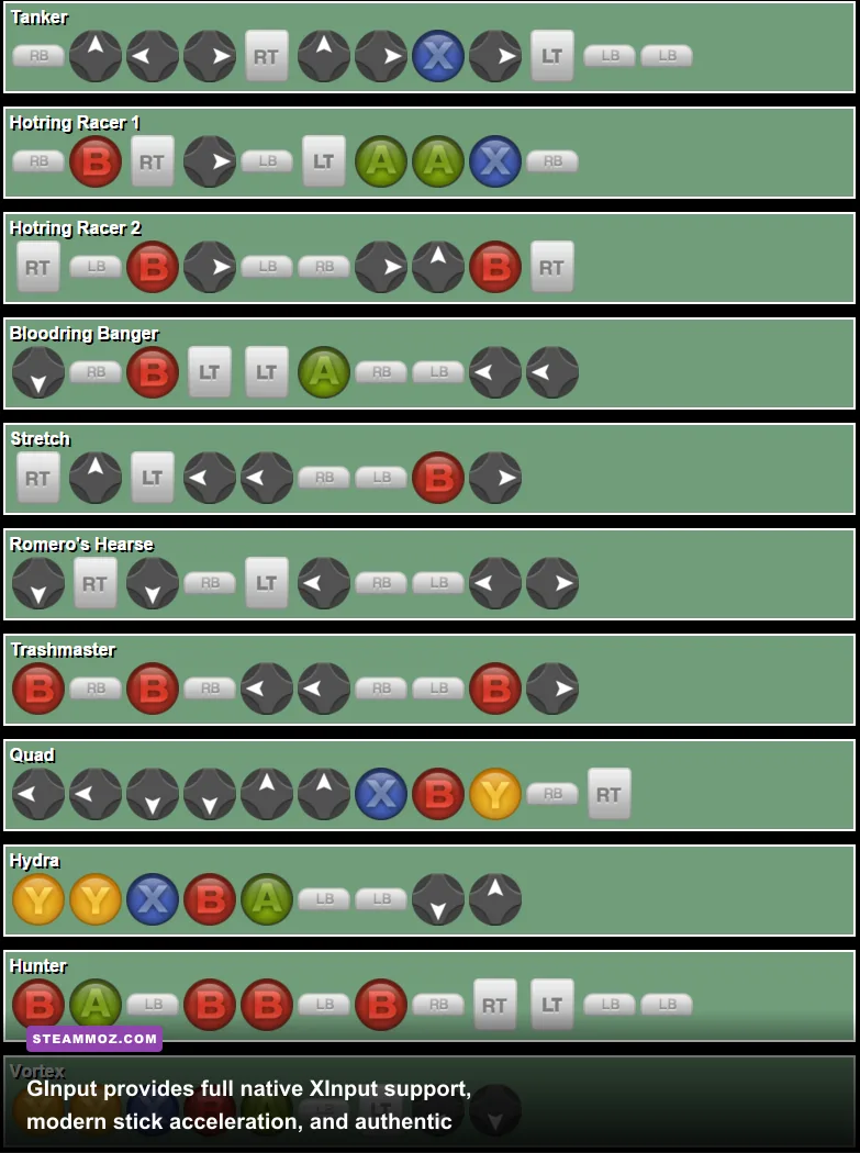 GTA San Andreas weapon wheel and HUD displaying modern Xbox controller prompts via GInput
