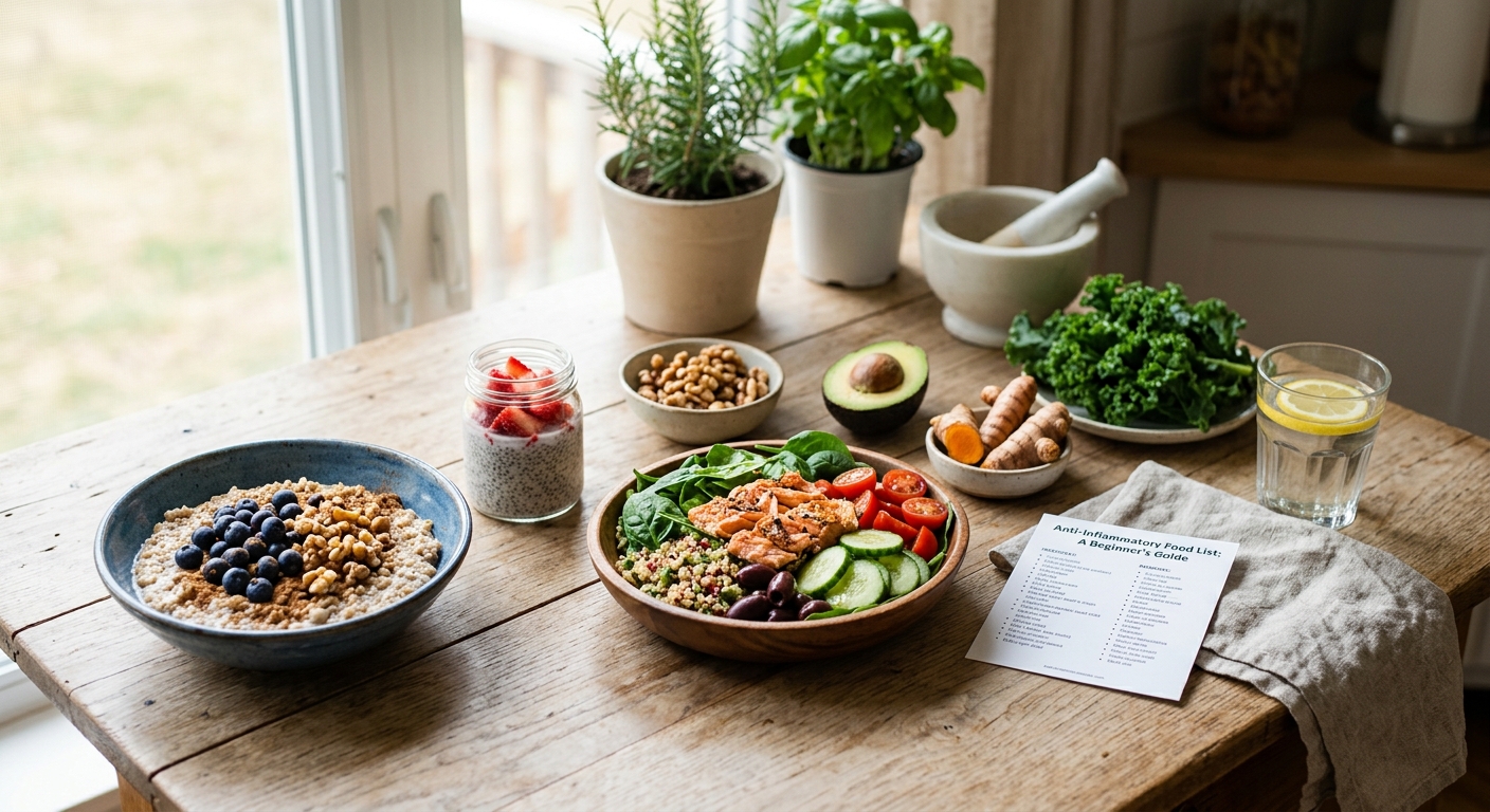 A Beginner’s Guide to the Anti-Inflammatory Diet (Plus Easy Meal Plan)