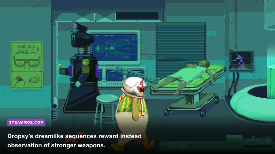 A surreal nightmare sequence from Dropsy