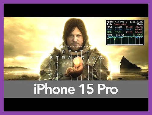 Death Stranding Director's Cut running natively on iPhone 15 Pro