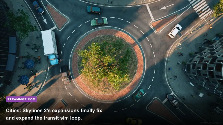 Cities Skylines 2 transit and traffic management expansion