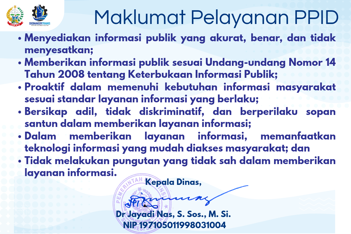Maklumat Pelayanan