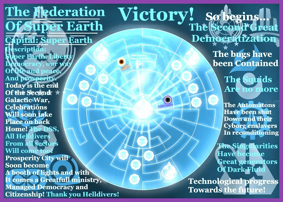 Helldivers 2 Super Earth flag celebration moment
