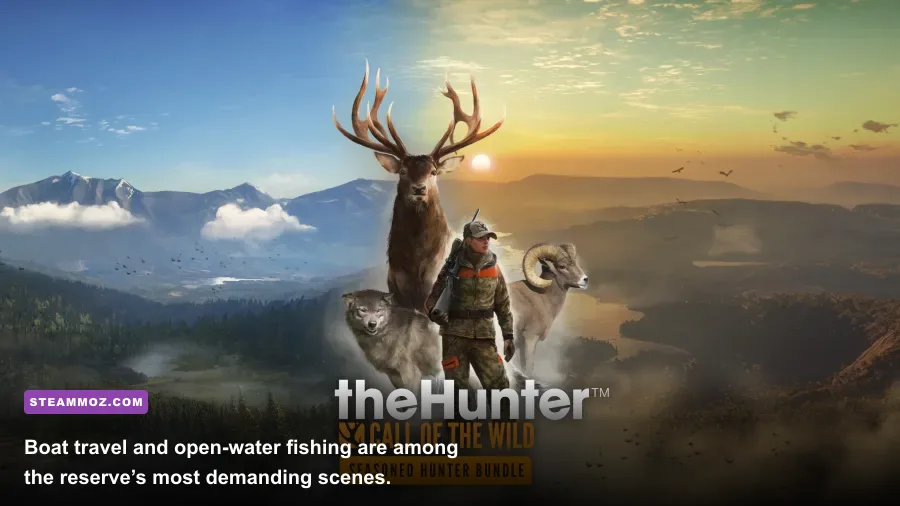 Boat fishing gameplay on Japan Fishing Reserve in Call of the Wild The Angler