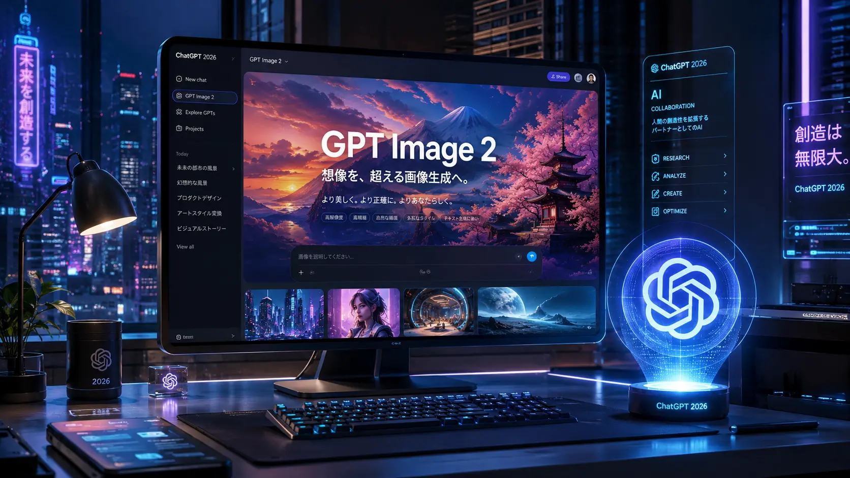 ChatGPT 画像生成 GPT Image 2
