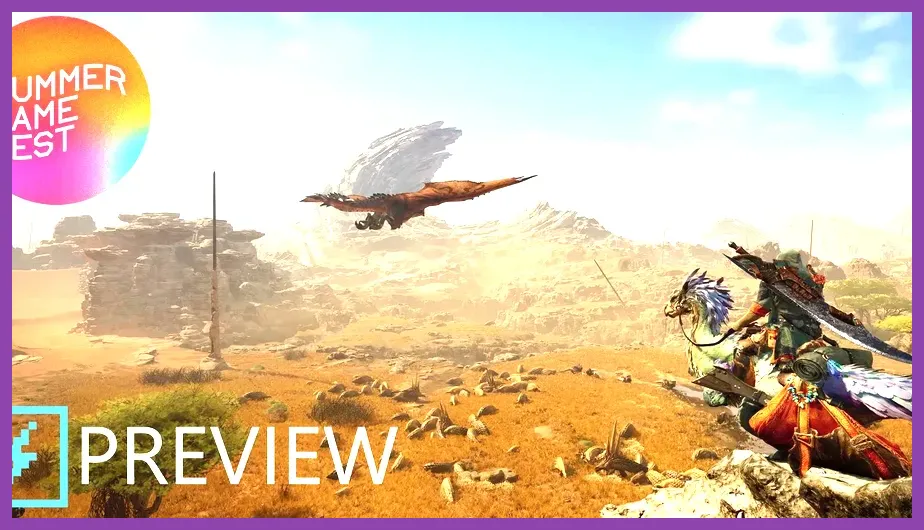 Fighting an apex monster in Monster Hunter Wilds