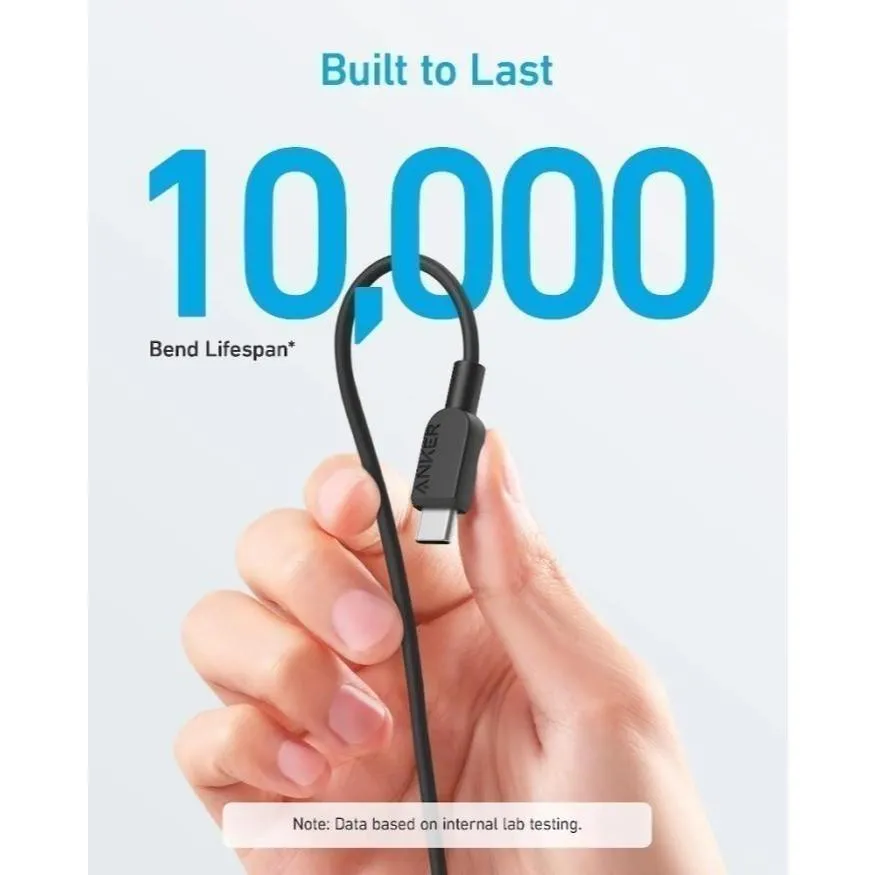 ANKER A81 Cable Data Series Kabel Data A to C / C to C Garansi Resmi - Gambar 4