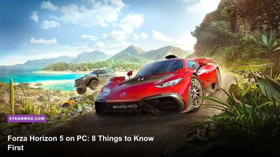Forza Horizon 5 PC race through the Mexican desert