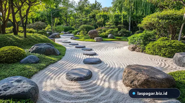 Konsep dry garden minimalis untuk taman depan rumah subsidi