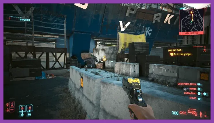 Executing a stealth takedown inside a hostile Dogtown facility