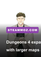 Dungeons 4 underground lair with orcs creatures and dungeon rooms