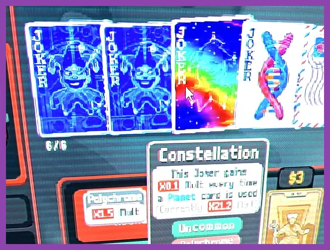 Joker combo featuring Blueprint, Constellation, and Vampire