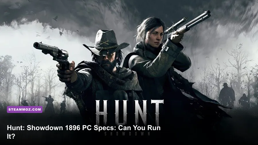 Hunt Showdown 1896 hunter exploring the Louisiana bayou in a high-resolution PC gameplay screenshot