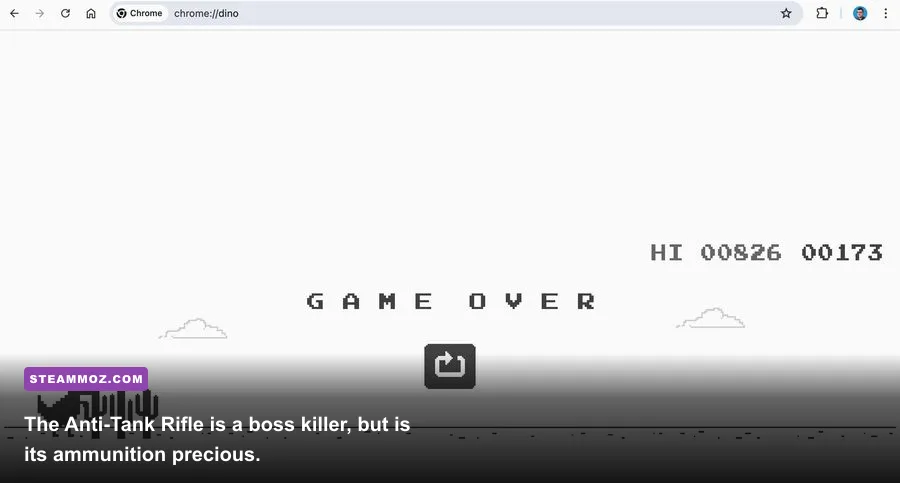 Dino Crisis 2 Dylan using the Anti-Tank Rifle during a boss battle