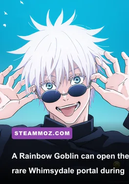Diablo 3 Rainbow Goblin opening a portal to Whimsydale