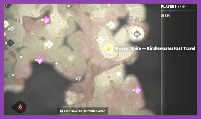 The harsh desert terrain of the Kindlewastes in Enshrouded home to end-game legendary chests