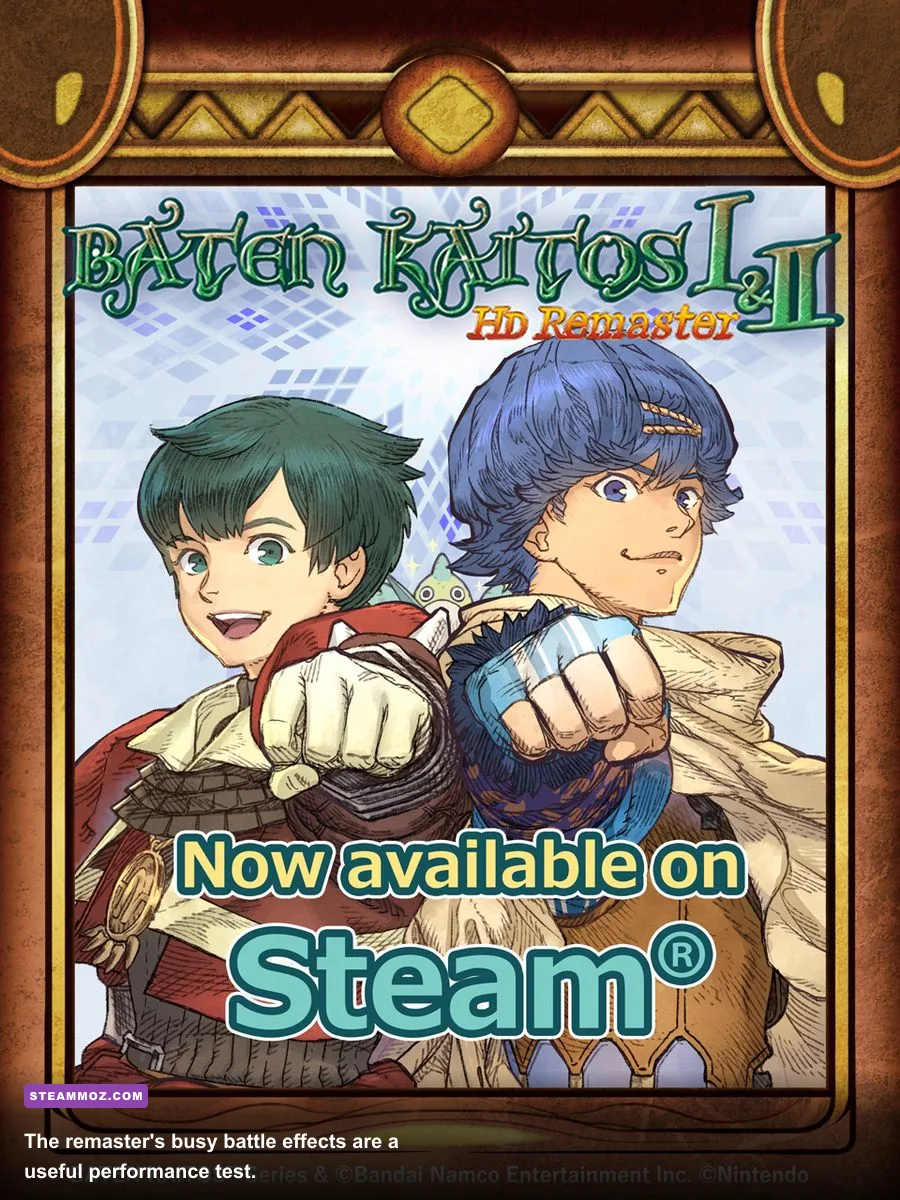Baten Kaitos Origins HD Remaster battle screen with Magnus cards