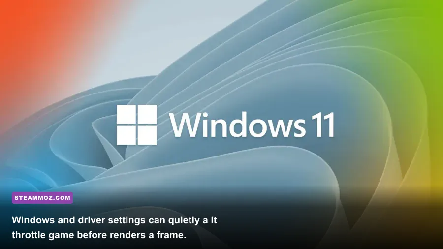 Windows graphics settings and GPU driver controls used to fix PC game stuttering