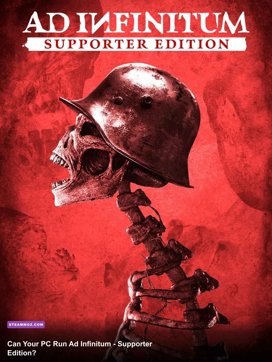 Ad Infinitum Supporter Edition horror game scene inside a dark World War I bunker