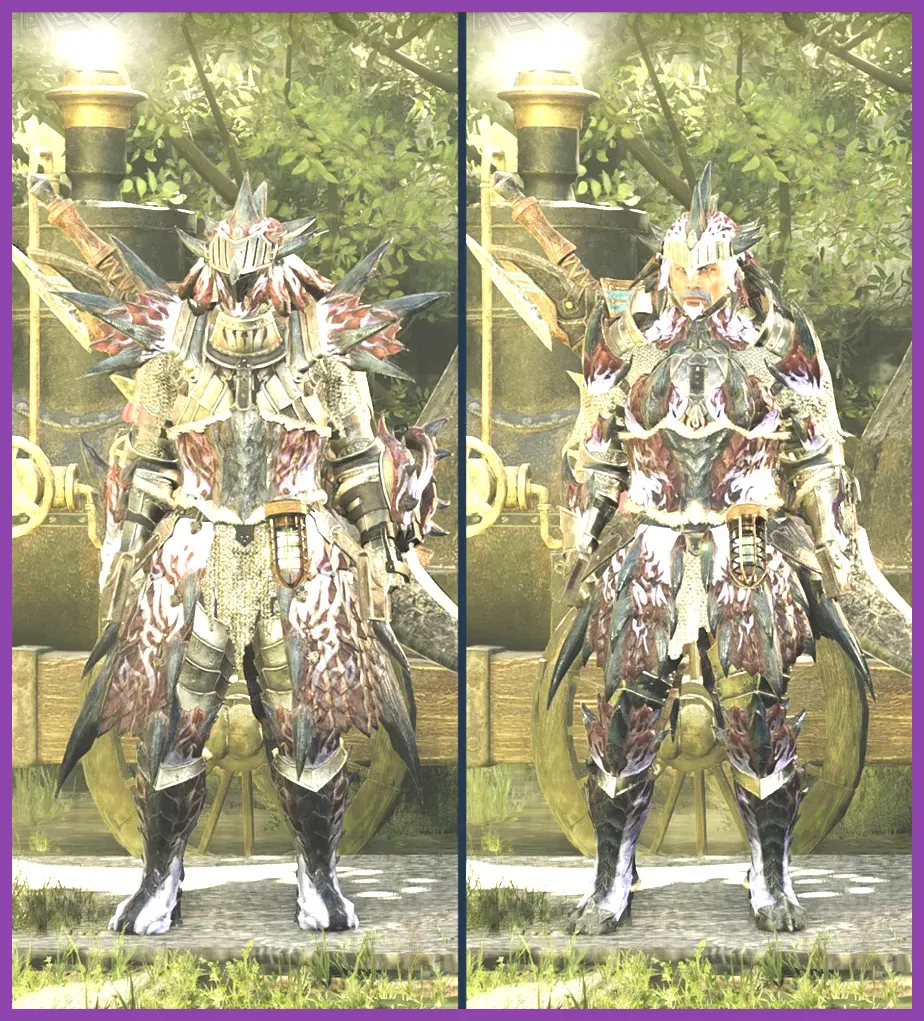 Full Rathalos armor set equipped on a hunter