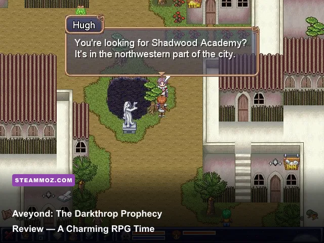 Aveyond The Darkthrop Prophecy party exploring a colorful fantasy world
