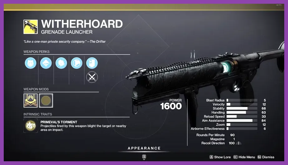 Destiny 2 solo Warlock using a defensive Nightfall loadout
