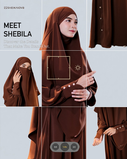 Shebila Abaya - Look 1