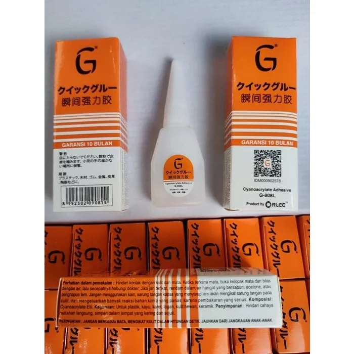 [1 BOTOL] Lem G Korea produk ORLEE - Lem Korea - Gambar 4