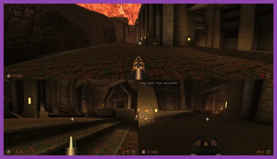 Retro FPS multiplayer session