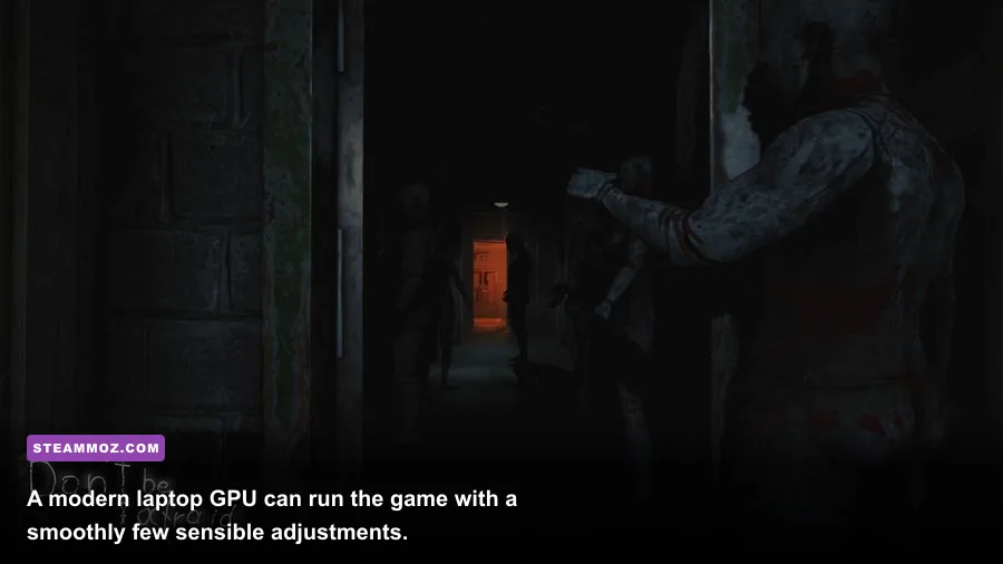 Don't Be Afraid horror gameplay running on a gaming laptop