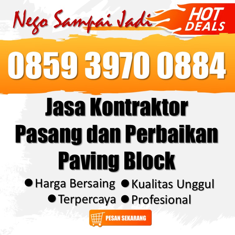 📱 WA 0859 3970 0884 - Harga Jasa Pasang ConBlock Persegi Panjang Terpercaya Tepus Gunungkidul