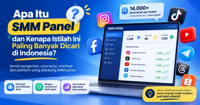 Ilustrasi apa itu SMM panel dan cara kerjanya untuk media sosial