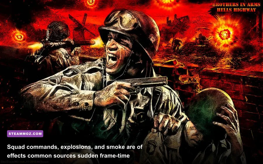 Sergeant Matt Baker commanding a squad in Brothers in Arms Hell's Highway