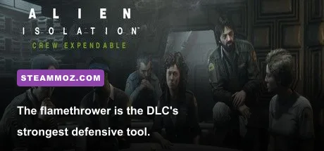Flamethrower aimed at the Alien in Alien Isolation Crew Expendable