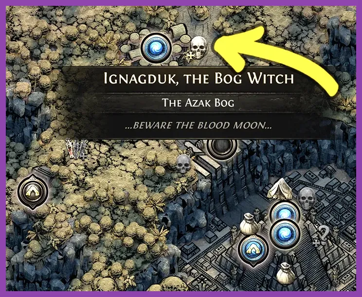 Act 3 wilderness environment where players rescue the Huntress in Path of Exile 2