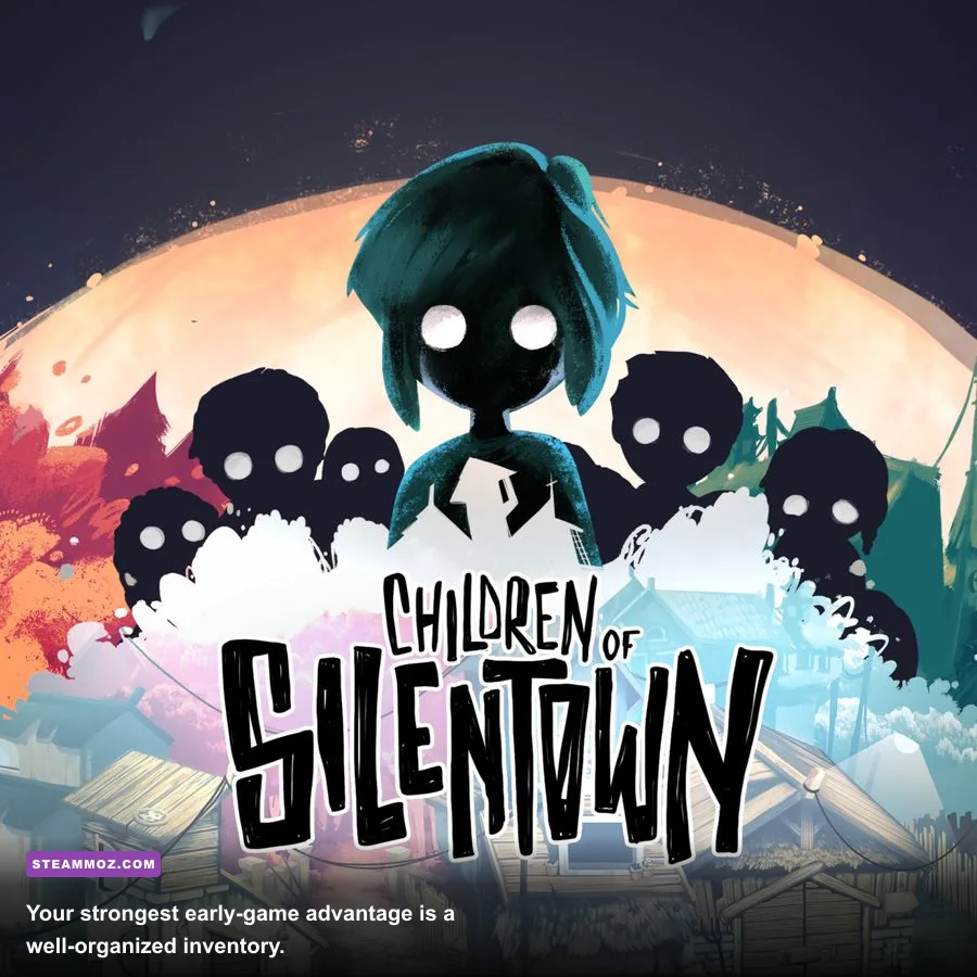 Children of Silentown inventory and crafting puzzle interface